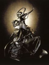 Statue en poussière de bronze : "Faust"  de Sandrine Gestin