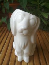 cache pot chien-porte plante-vase