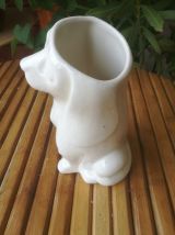 cache pot chien-porte plante-vase
