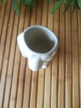 cache pot chien-porte plante-vase