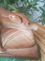 Céramique Art déco LEMANCEAU- biche et cerf-