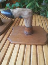 taxidermie-porte fusil patte de chevreuil-patère