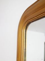 Grand miroir doré vintage Haussmannien Louis Philippe