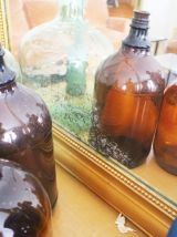 Grand miroir doré vintage Haussmannien Louis Philippe