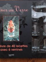 Verrines et livre de recettes Hachette