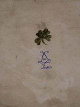 Service à crème en faux Sèvres art déco