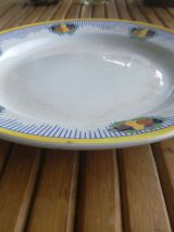 Boch la Louvière - plat - art déco - vintage