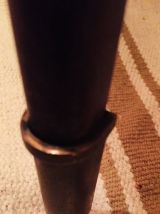 4 chaises en Teck et Skaï -  esprit scandinave - vintage 