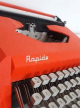 Machine à écrire vintage Orange
