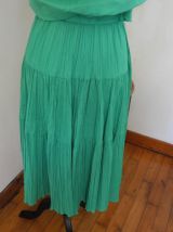 Ensemble Jupon et Haut Vintage 70'S Fabriqué en France 