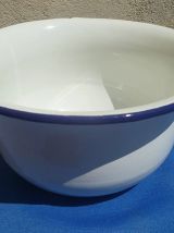 pot de chambre acier émaillé,vintage 