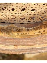 Josef Hoffman 2 chaises cannées