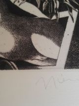 Gravure originale signée - EUREKA d'Edgar POE