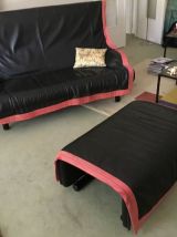 Canapé et ottoman Par Vico Magistretti pour Cassina