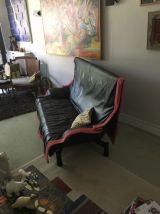 Canapé et ottoman Par Vico Magistretti pour Cassina