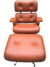 Eames lounge chair et ottoman - TAN/ Palissandre - 