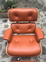 Eames lounge chair et ottoman - TAN/ Palissandre - 