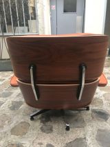 Eames lounge chair et ottoman - TAN/ Palissandre - 