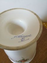 Pot apothicaire Faïence de St Clément- vintage