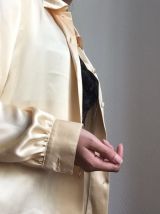 Chemise BALMAIN en soie vintage