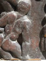 BOIS SCULPTé en ebene COTE D IVOIRE 1937