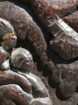 BOIS SCULPTé en ebene COTE D IVOIRE 1937