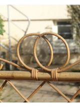 Paravent rotin vintage