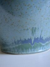 Vase boule en porcelaine Jaune de chrome modèle Nymphéa