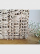 Petite malle en osier 