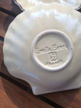 Lot de 6 coquilles Saint Jacques en céramique de la marque E