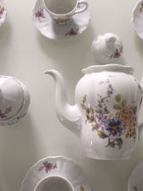 Service 10 pièces en porcelaine à motifs fleuris Barock Self