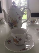 Service 10 pièces en porcelaine à motifs fleuris Barock Self