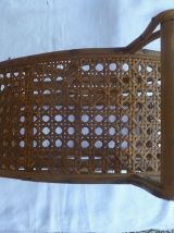 Porte bouteilles en rotin , vintage