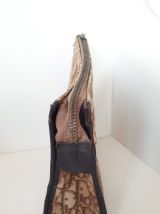 Christian Dior pochette/sac cuir &amp; toile monogramme Dior