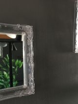 Lot de 2 miroirs avec cadre translucide