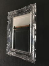 Lot de 2 miroirs avec cadre translucide