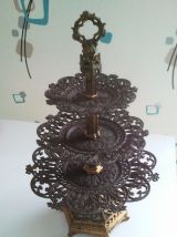 serviteur présentoir gâteau plat