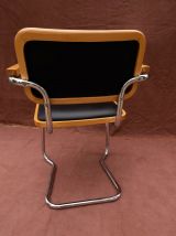 Fauteuil / Chaise style Marcel Breuer B64 skaï