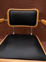 Fauteuil / Chaise style Marcel Breuer B64 skaï