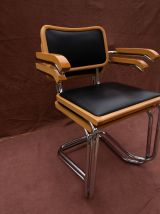 Fauteuil / Chaise style Marcel Breuer B64 skaï