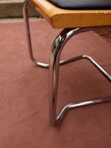 Fauteuil / Chaise style Marcel Breuer B64 skaï