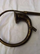 Ancien Klaxon voiture vélo à poire en cuivre