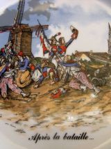 Assiette porcelaine de limoge bicentenaire hondsch