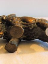 Cendrier bronze en forme d'éléphant
