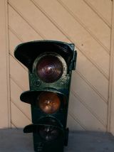 Veritable feu tricolore vintage année 70, lampe