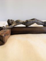 Croix crucifix en bois jésus vintage