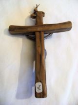 Croix crucifix en bois jésus vintage