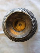 Bougeoir chandelier orfèvrerie argenté drégut