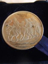 Médaille cathédrale Canterburry nickel argent