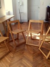 Série de quatre chaises design Aldo Jacober